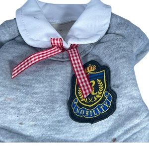 School girl dog outfit